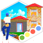 home exterior color selection android application logo